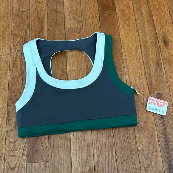 NWT Free People Movement Never Better Colorblock Ringer Sports Bra - XS - Picture 4 of 5
